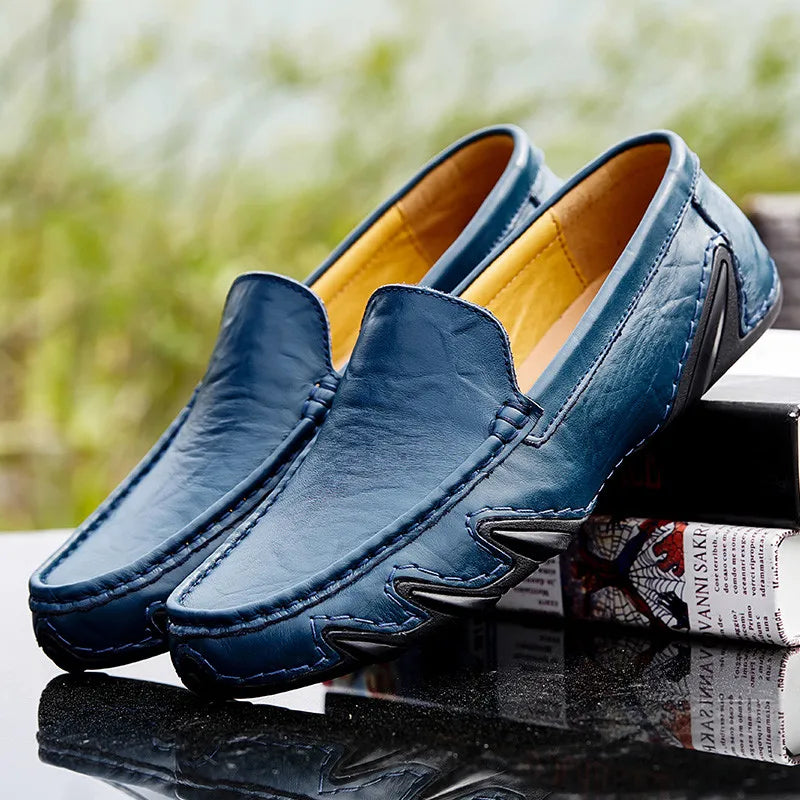 Mocasines Hombre Piel Auténtica Elegantes