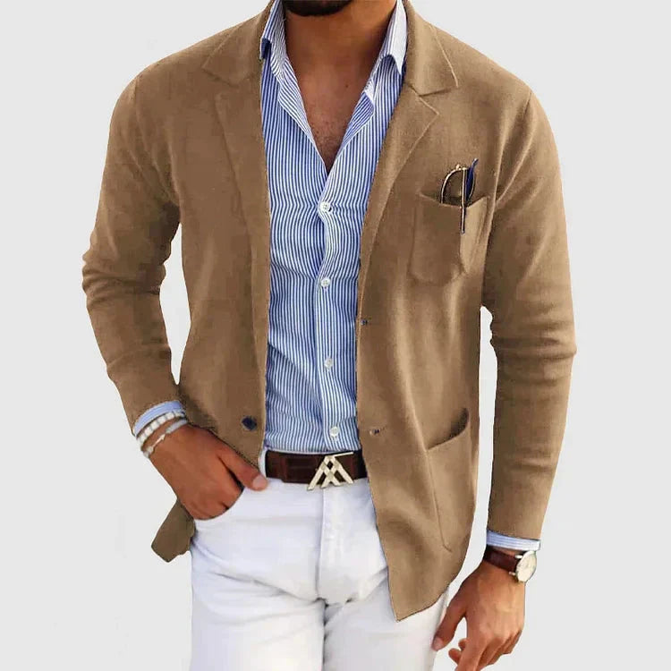 Chaqueta hombre elegante fina REYMAR