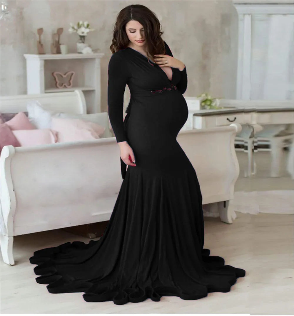 Vestido Embarazo Elegante Diseño
