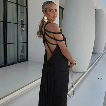 Vestido Maxi Sin Espalda MujerSexy