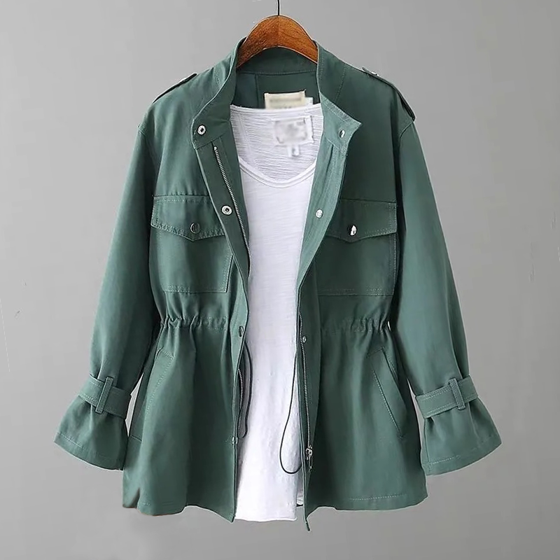 Abrigo Trench Mujer Clásico Elegante