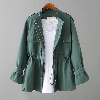 Abrigo Trench Mujer Clásico Elegante