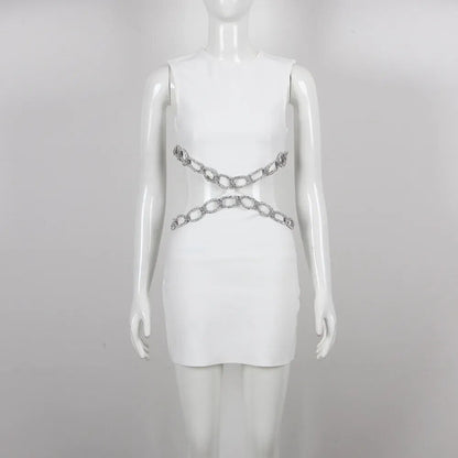 Vestido Negro Ceñido Sin Espaldas Mujer