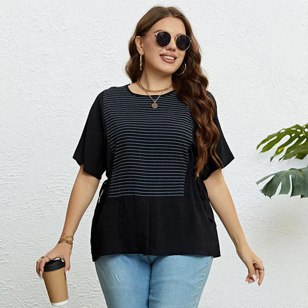 Camiseta Estampado Rayas Fresca - Vestiria