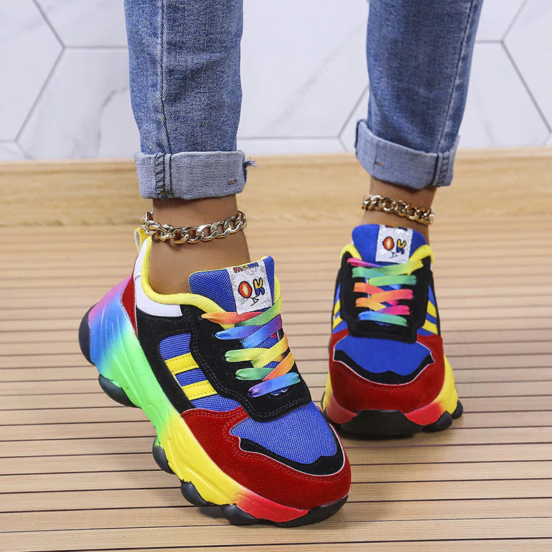 Zapatillas ortopédicas deportivas coloridas y cómodas - Vestiria