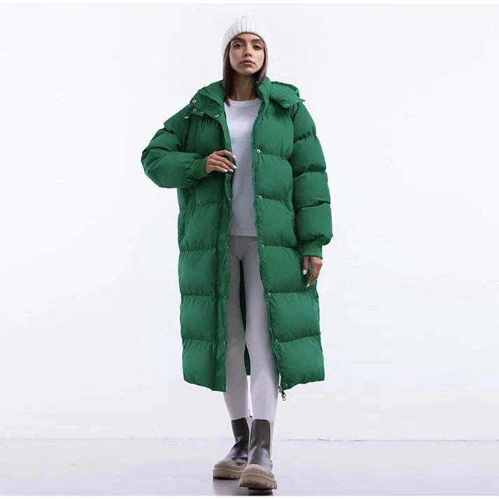Chaquetón Puffer Mujer Con Capucha