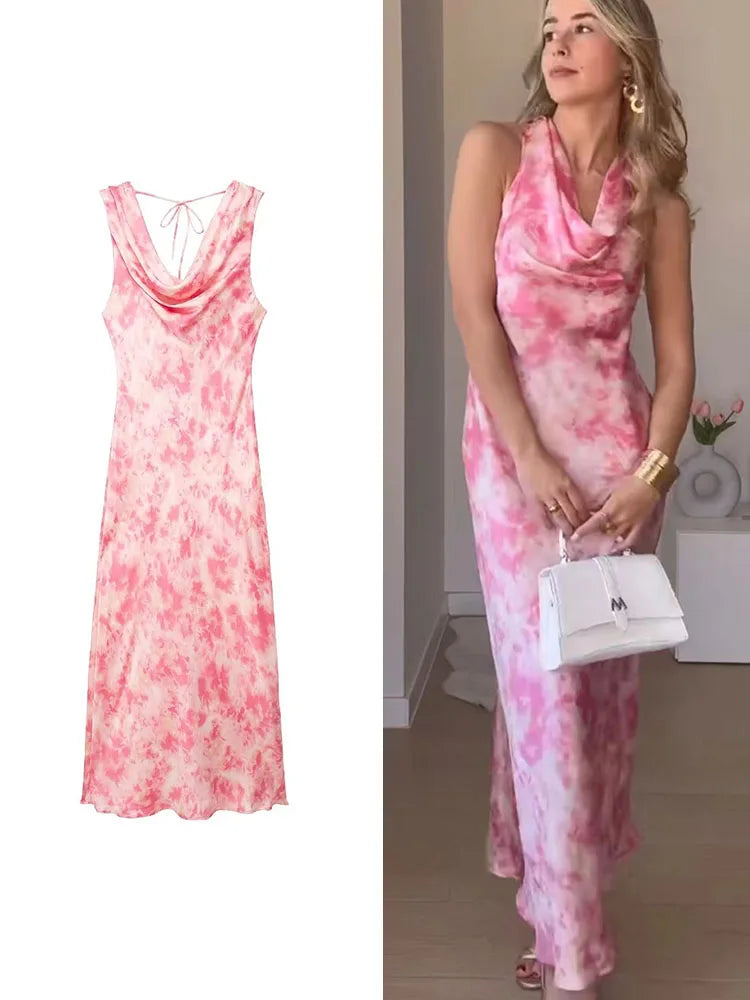 Vestido Tie-Dye Estilo Boho