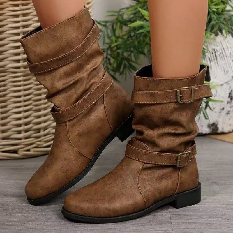 Botas Cuero Estilo Rústico Exclusivas - Vestiria