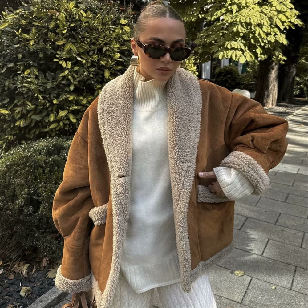 Chaqueta Mujer Cuero Invierno Elegante - Vestiria