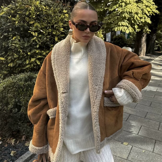 Chaqueta Mujer Cuero Invierno Elegante - Vestiria
