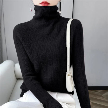 Jerséis Mujer Cuello Alto Cálidos
