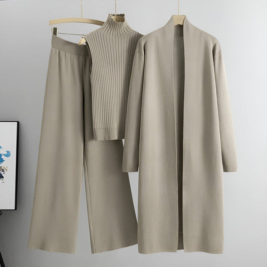 Conjunto Clásico de 3 Piezas Elegante Mujer - Vestiria