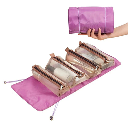 Bolsa de maquillaje compacta y práctica