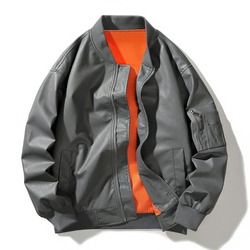 Chaquetón Vegan Cuero Sintético