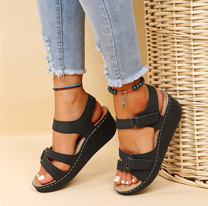 Sandalias cómodas mujer estilo clásico con soporte ortopédico - Vestiria