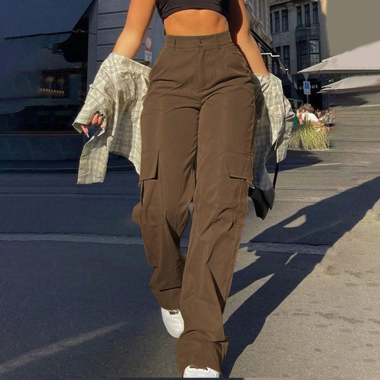 Pantalón Cargo Mujer Diseño Útil y Comodo