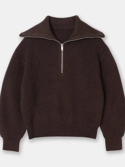 Suéter Mujer Cuello Alto Rayas Moda Invierno