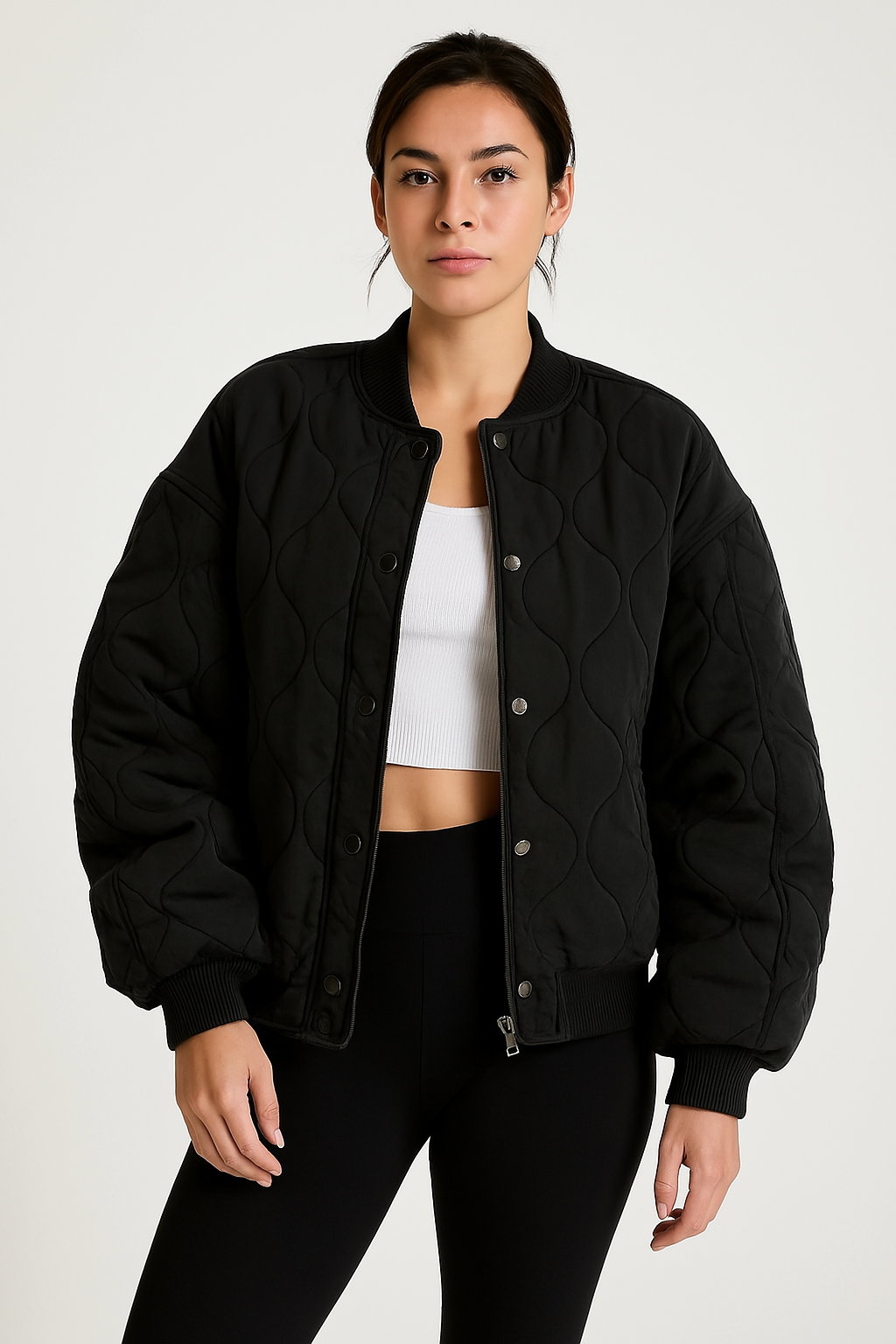 Chaquetón deportivo grande mujer cremallera