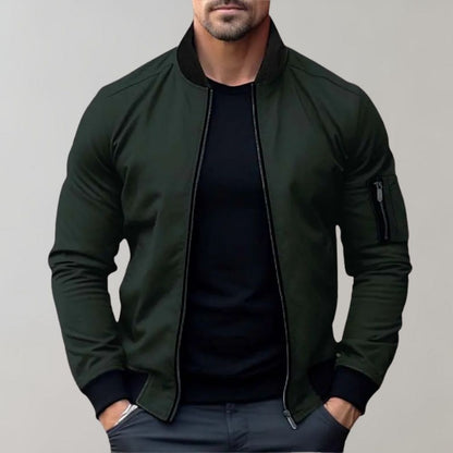 Chaquetón Deportivo Hombre Cremallera Slim Fit