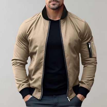 Chaquetón Deportivo Hombre Cremallera Slim Fit