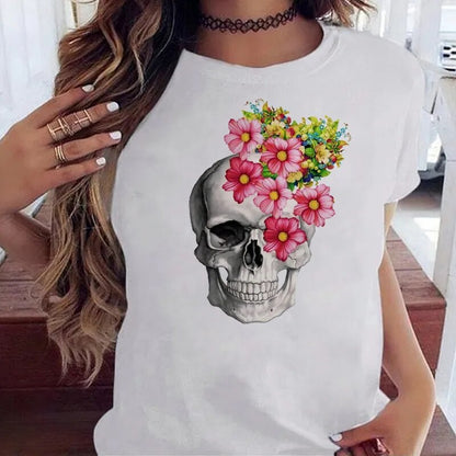 Camiseta Skull Estilo Rock - Vestiria