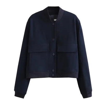 Chaqueta bomber Mujer Estilo Retro Clásico