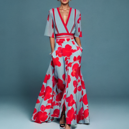 Vestido Femenino Elegante con Mangas Largas - Vestiria