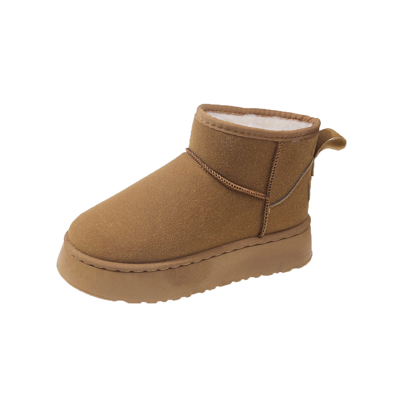 Botas de nieve impermeables y cálidas de piel genuina - Vestiria