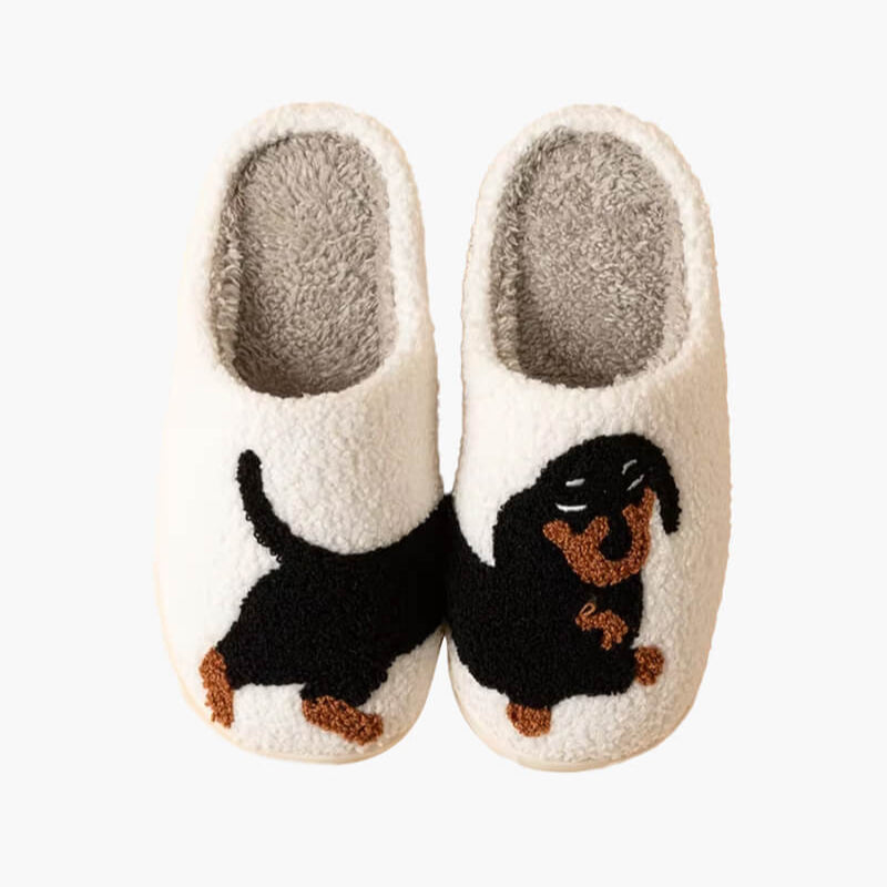 Pantuflas Perro Salchicha Divertidas - Vestiria