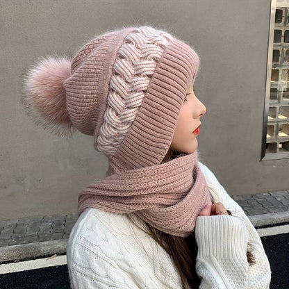 Gorro y Bufanda Mujer Invierno Acogedora
