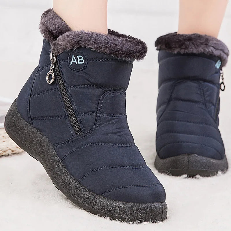 Botas Mujer Invierno Impermeables con Suela Antideslizante
