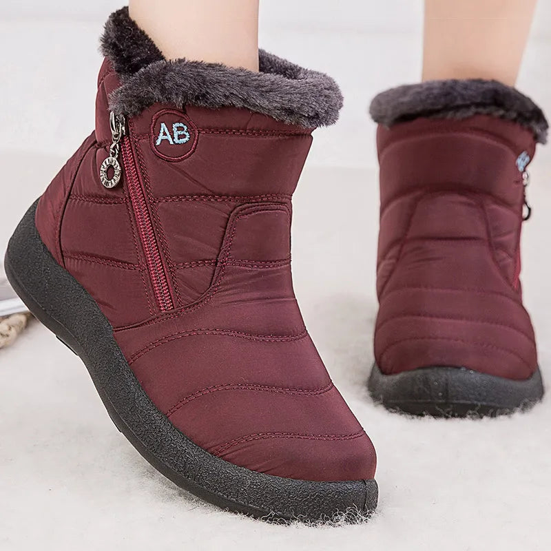 Botas Mujer Invierno Impermeables con Suela Antideslizante