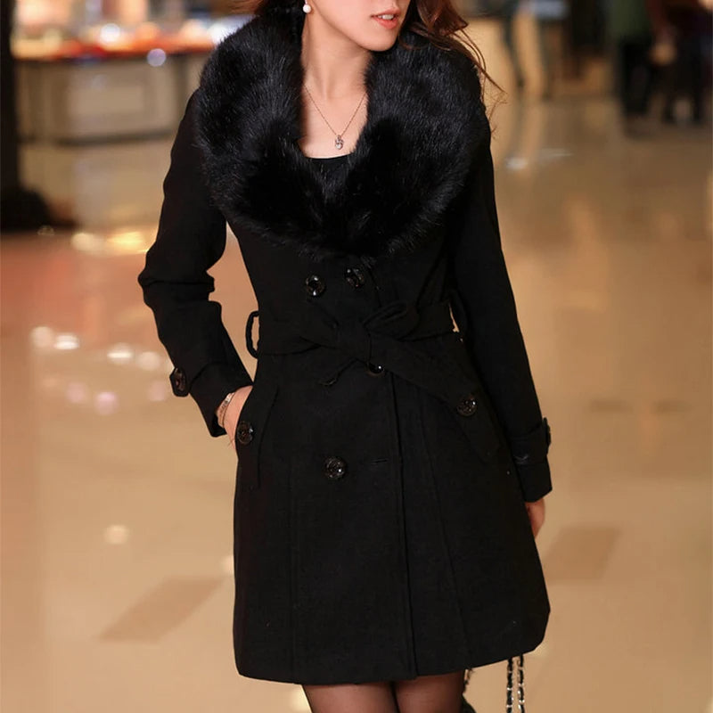 Abrigo Mujer Largo y Chic de Invierno