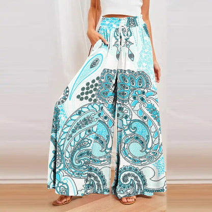 Pantalones Comfort Estilo Libre Floral