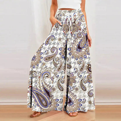 Pantalones Comfort Estilo Libre Floral
