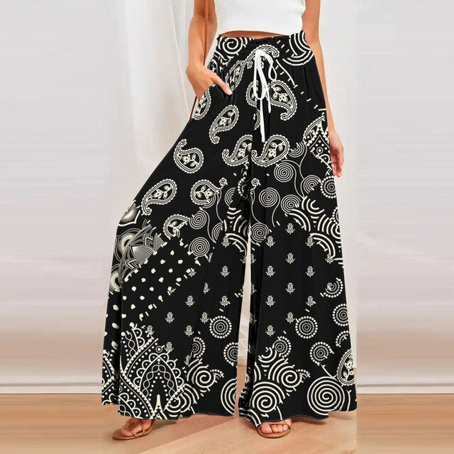 Pantalones Comfort Estilo Libre Floral