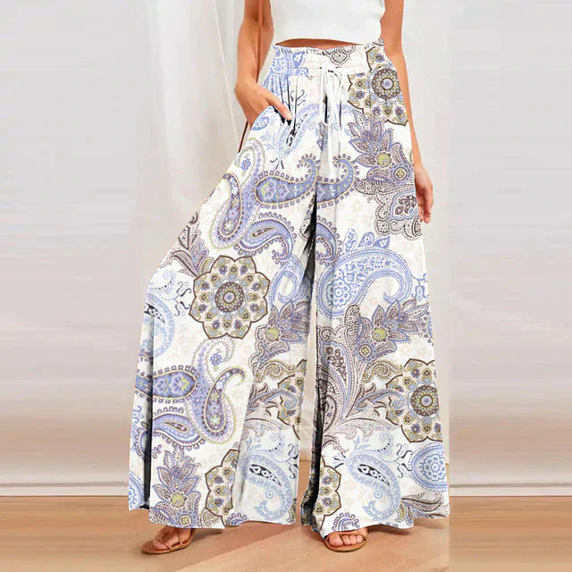 Pantalones Comfort Estilo Libre Floral