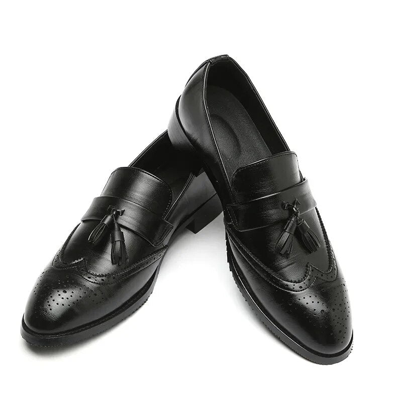 Zapatos Hombre Clásicos Ortopédicos Brogue Elegantes