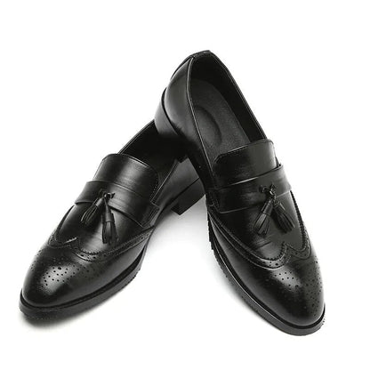 Zapatos Hombre Clásicos Ortopédicos Brogue Elegantes