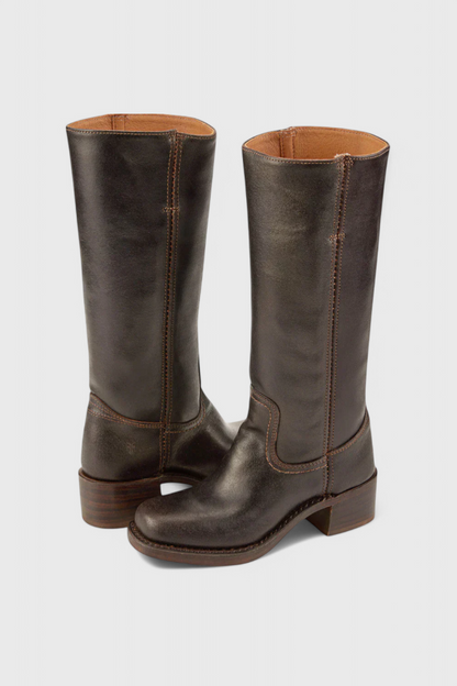 Botas Mujer Piel Altas Tacón Alto