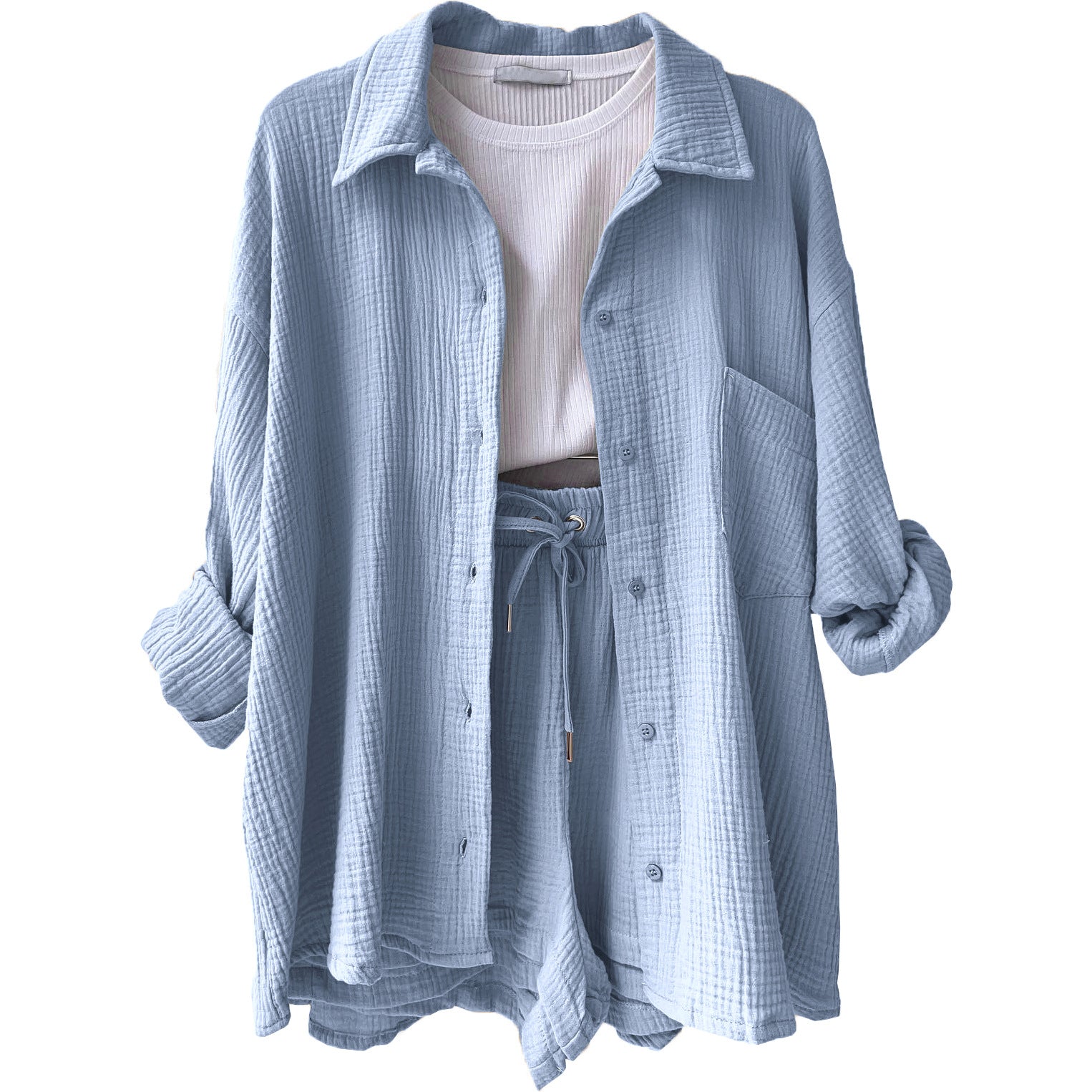 Conjunto verano algodón: camiseta y pantalón corto - Vestiria