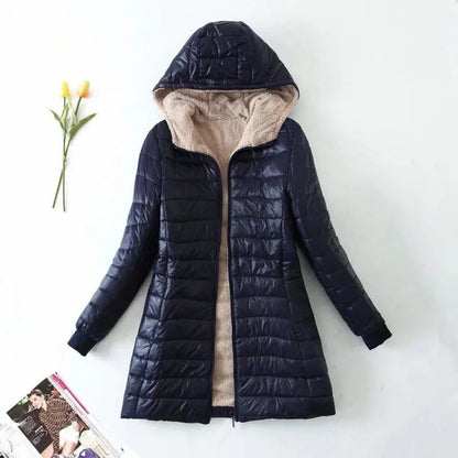 Chaqueta polar abrigadora mujer invierno