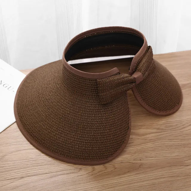 Sombrero de Paja Ligero y Elegante para Mujer
