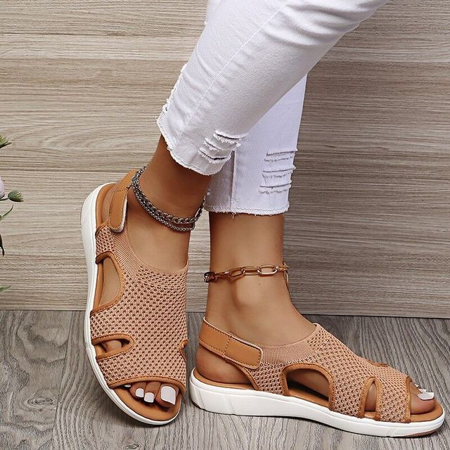 Sandalias Cómodas de Verano con Correas Regulables - Vestiria