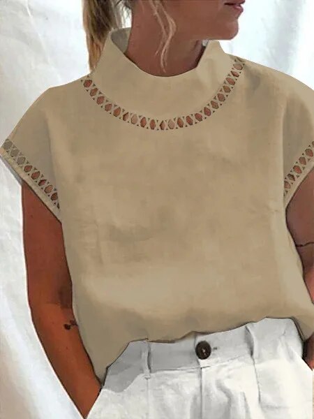 Blusa Mujer Estilo Clásico Relajada - Vestiria