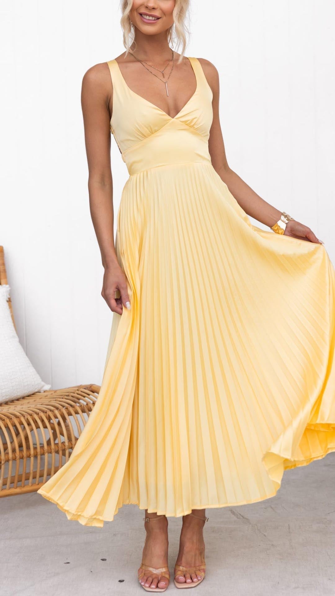 Vestido Largo Verano Ligero Romántico - Vestiria
