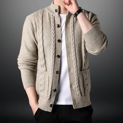 Sudadera de punto hombre elegante