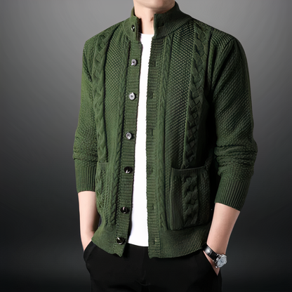 Sudadera de punto hombre elegante