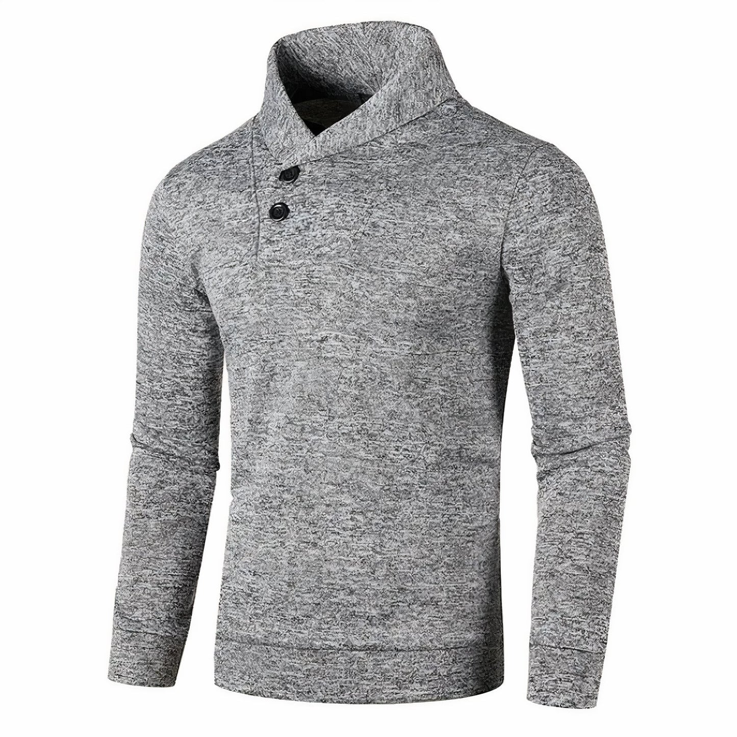 Chaquetón Hombre Cuello Alto Ajustado