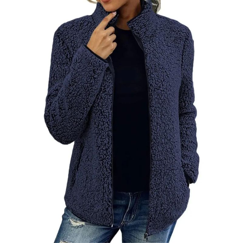 Chaqueta Invierno Mujer Forro Polar Cálido